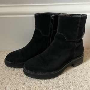 Franco Sarto Women's Roalba Ankle Boot Black Size 5.5